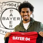 أمين عدلي بعد تمديد عقده مع باير ليفركوزن - 8 نوفمبر 2024 - X/@bayer04_en