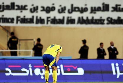 كريستيانو رونالدو قائد النصر خلال مواجهة الرياض في الدوري السعودي - 8 نوفمبر 2024 - Reuters